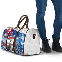 Slovakia Where Eagles Fly Travel Bag Bratislava Castle Chamois Eagle Patriotism