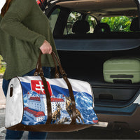 Slovakia Where Eagles Fly Travel Bag Bratislava Castle Chamois Eagle Patriotism