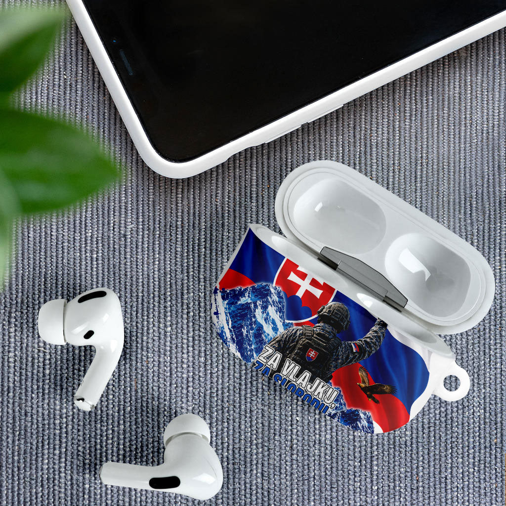 Slovakia Military Freedom AirPods Case Fighter Jets Soldier Eagle Mountain