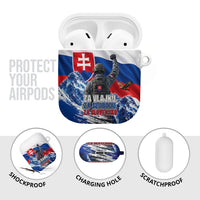 Slovakia Military Freedom AirPods Case Fighter Jets Soldier Eagle Mountain