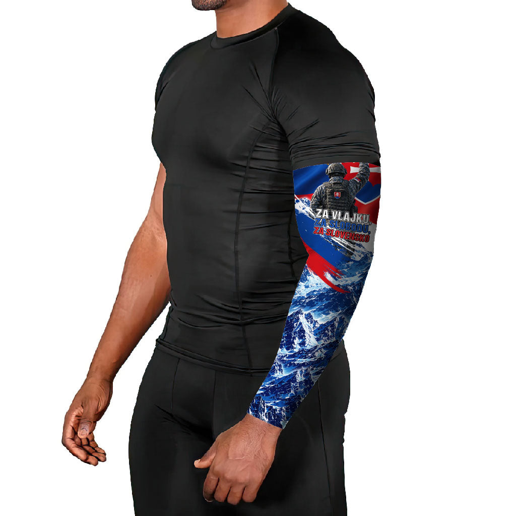 Slovakia Military Freedom Arm Sleeves Fighter Jets Soldier Eagle Mountain