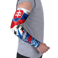 Slovakia Military Freedom Arm Sleeves Fighter Jets Soldier Eagle Mountain