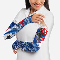 Slovakia Military Freedom Arm Sleeves Fighter Jets Soldier Eagle Mountain
