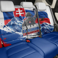 Slovakia Military Freedom Back Car Seat Cover Fighter Jets Soldier Eagle Mountain