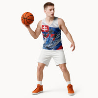 Slovakia Military Freedom Basketball Jersey Fighter Jets Soldier Eagle Mountain