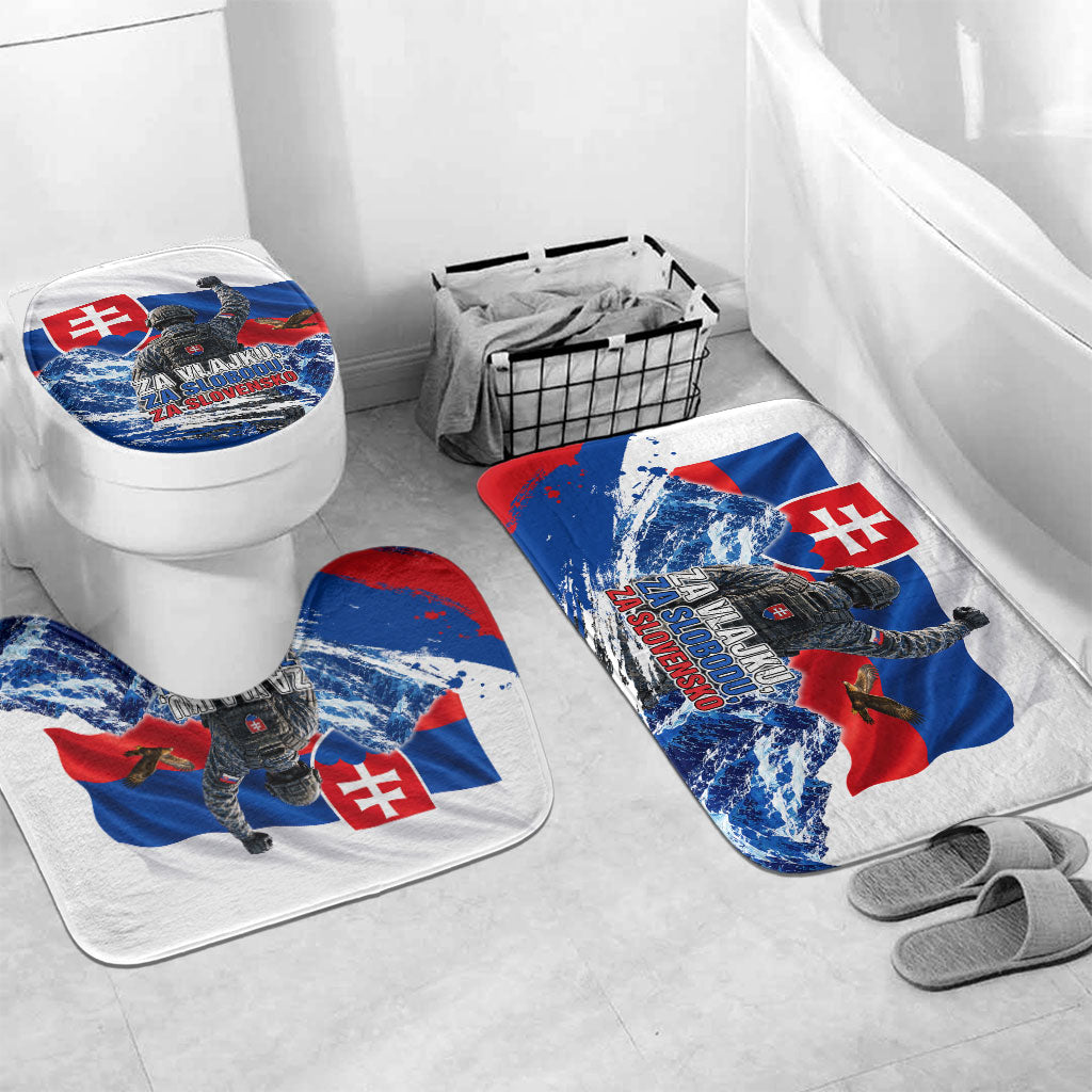 Slovakia Military Freedom Bathroom Set Fighter Jets Soldier Eagle Mountain
