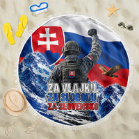 Slovakia Military Freedom Beach Blanket Fighter Jets Soldier Eagle Mountain