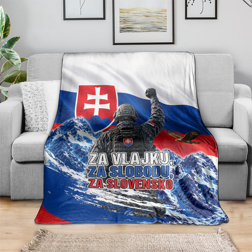 Slovakia Military Freedom Blanket Fighter Jets Soldier Eagle Mountain