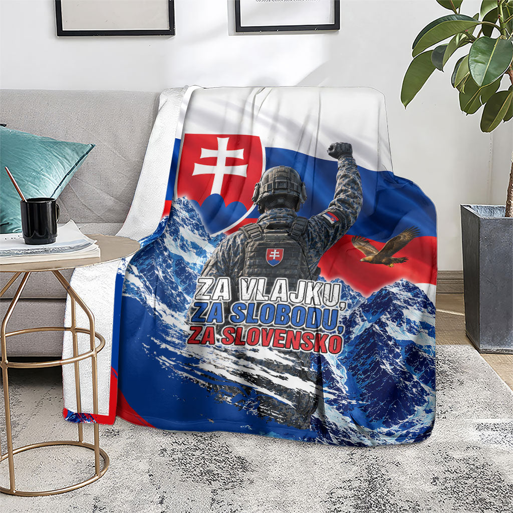 Slovakia Military Freedom Blanket Fighter Jets Soldier Eagle Mountain