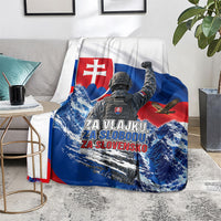 Slovakia Military Freedom Blanket Fighter Jets Soldier Eagle Mountain