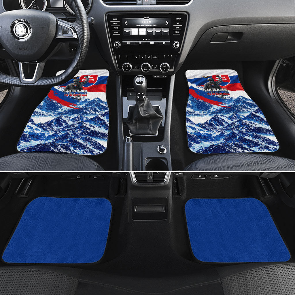 Slovakia Military Freedom Car Mats Fighter Jets Soldier Eagle Mountain