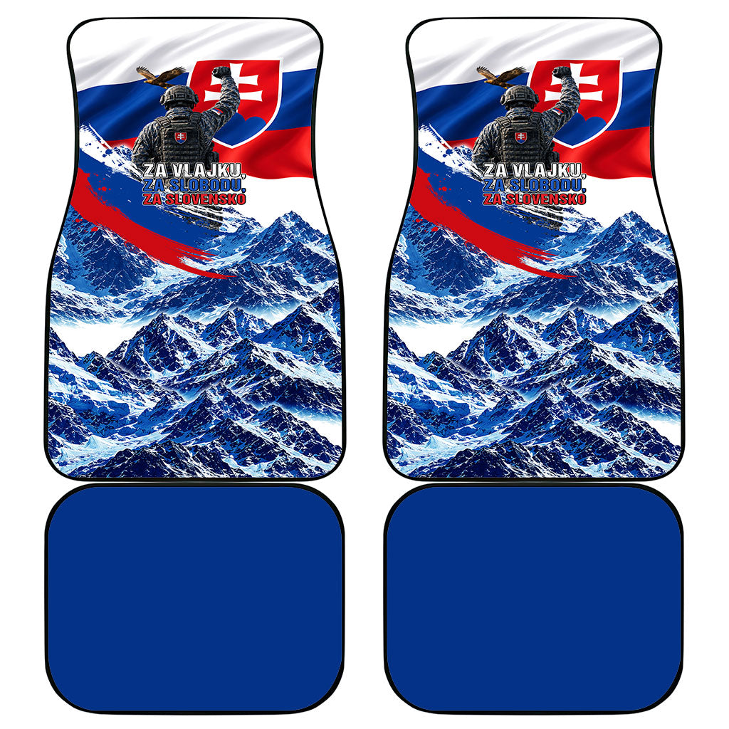 Slovakia Military Freedom Car Mats Fighter Jets Soldier Eagle Mountain