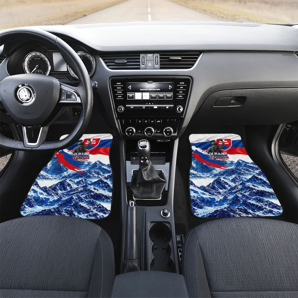 Slovakia Military Freedom Car Mats Fighter Jets Soldier Eagle Mountain