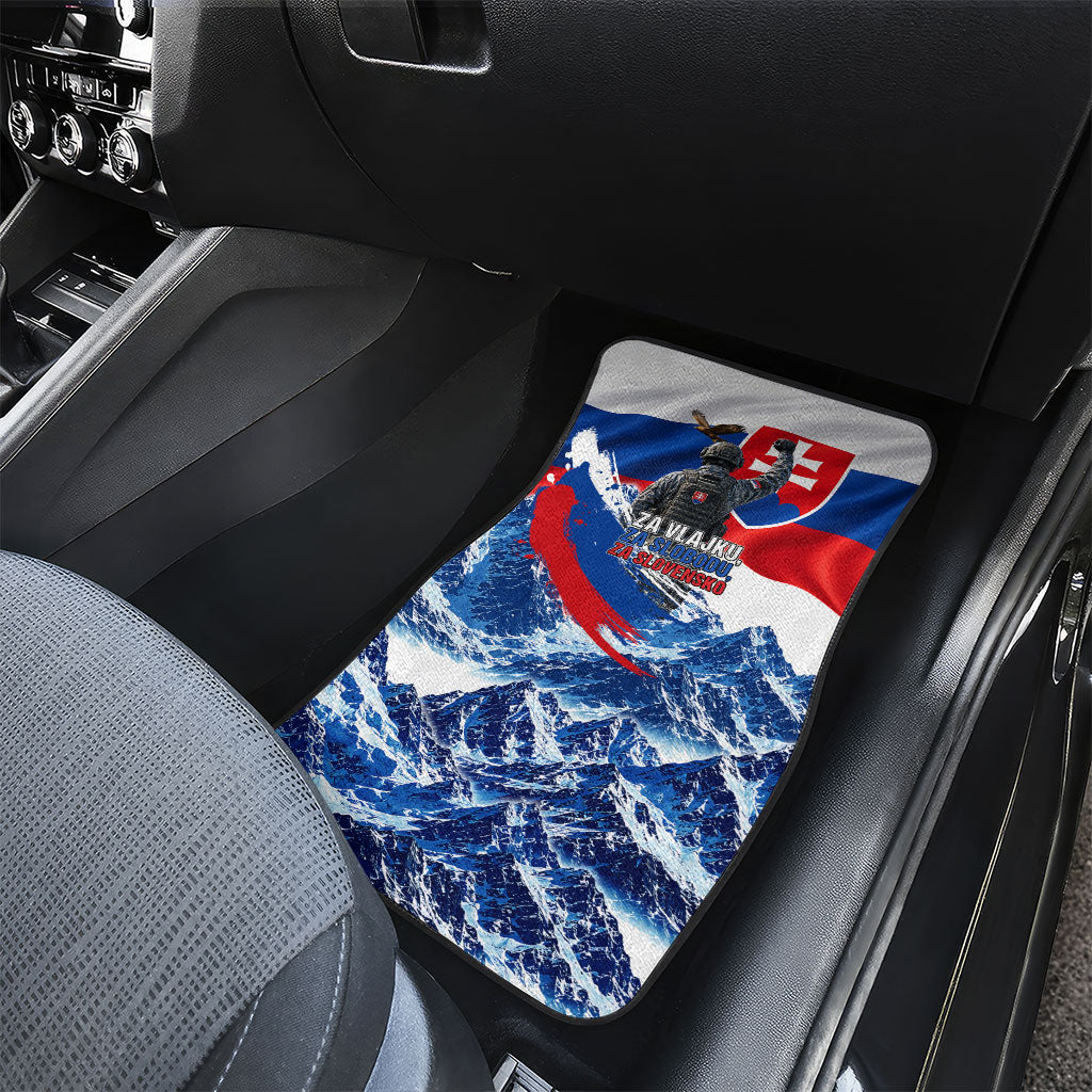 Slovakia Military Freedom Car Mats Fighter Jets Soldier Eagle Mountain