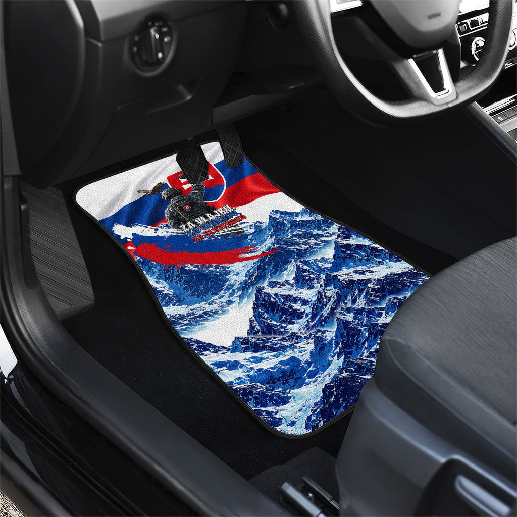 Slovakia Military Freedom Car Mats Fighter Jets Soldier Eagle Mountain