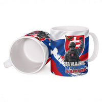 Slovakia Military Freedom Ceramic Mug Fighter Jets Soldier Eagle Mountain