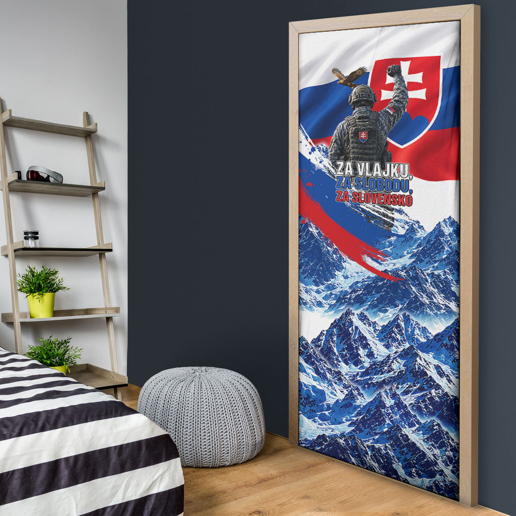 Slovakia Military Freedom Door Cover Fighter Jets Soldier Eagle Mountain
