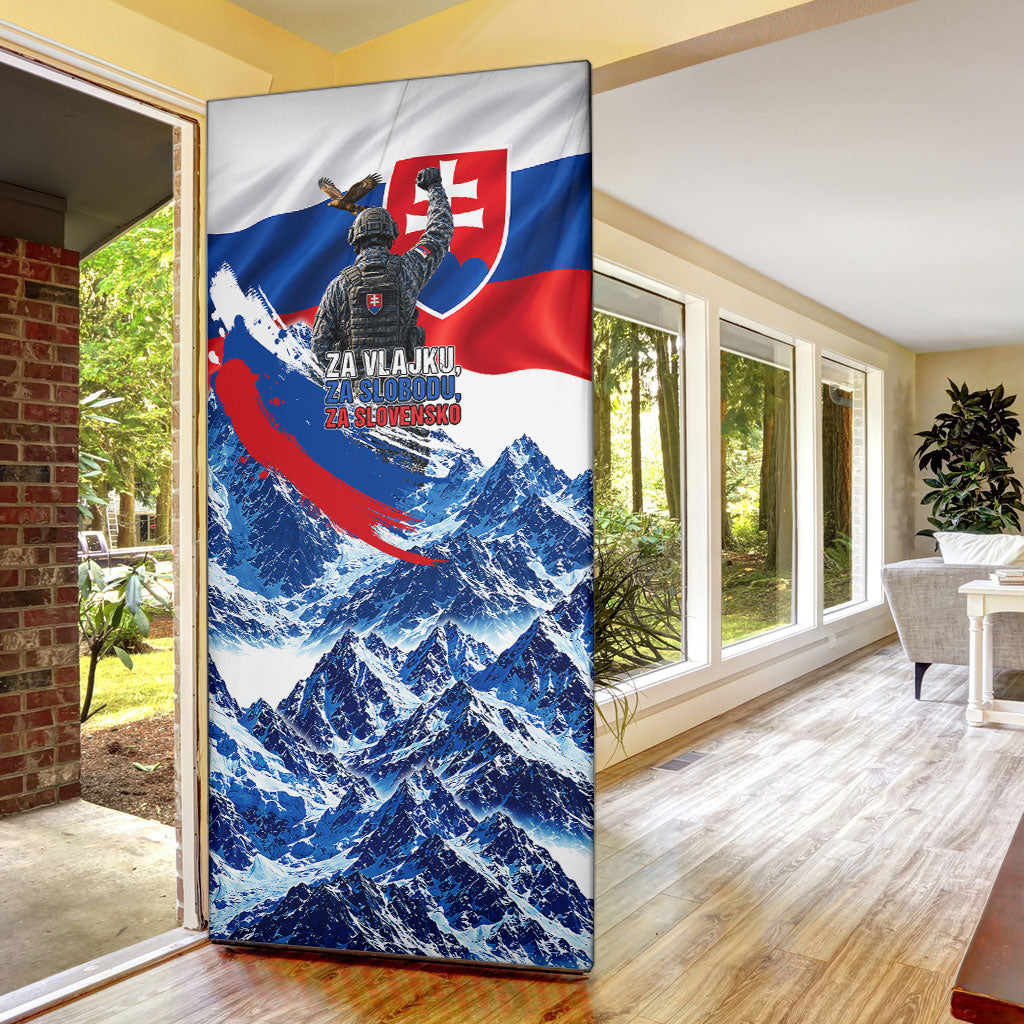 Slovakia Military Freedom Door Cover Fighter Jets Soldier Eagle Mountain
