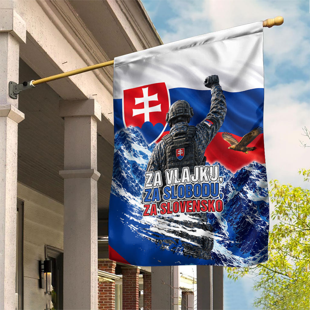 Slovakia Military Freedom Garden Flag Fighter Jets Soldier Eagle Mountain