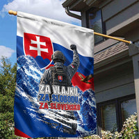 Slovakia Military Freedom Garden Flag Fighter Jets Soldier Eagle Mountain