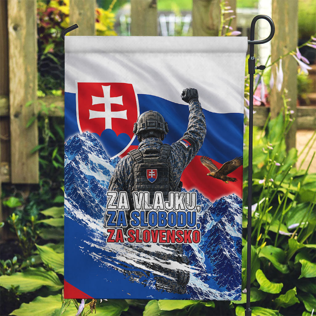 Slovakia Military Freedom Garden Flag Fighter Jets Soldier Eagle Mountain