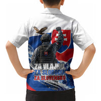 Slovakia Military Freedom Hawaiian Shirt Fighter Jets Soldier Eagle Mountain