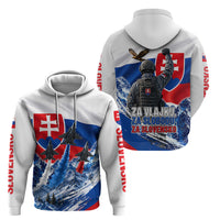 Slovakia Military Freedom Hoodie Fighter Jets Soldier Eagle Mountain