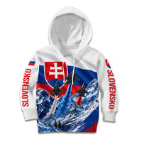 Slovakia Military Freedom Kid Hoodie Fighter Jets Soldier Eagle Mountain