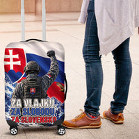Slovakia Military Freedom Luggage Cover Fighter Jets Soldier Eagle Mountain