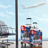 Slovakia Military Freedom Luggage Cover Fighter Jets Soldier Eagle Mountain