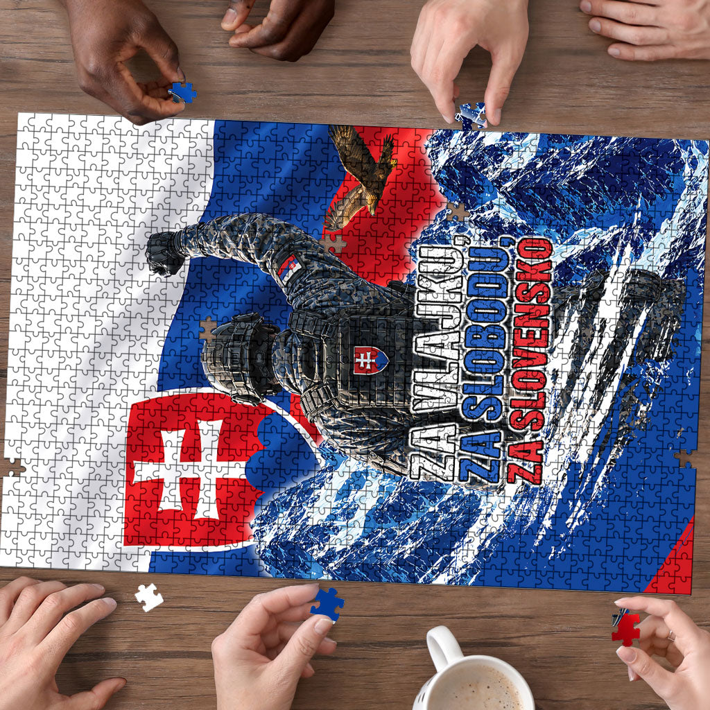 Slovakia Military Freedom Puzzle Fighter Jets Soldier Eagle Mountain