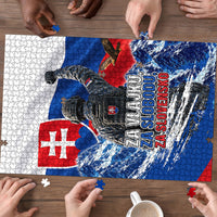Slovakia Military Freedom Puzzle Fighter Jets Soldier Eagle Mountain