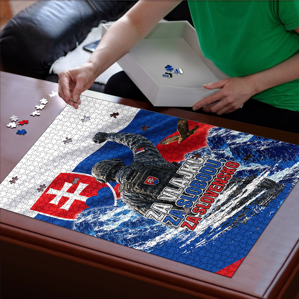 Slovakia Military Freedom Puzzle Fighter Jets Soldier Eagle Mountain
