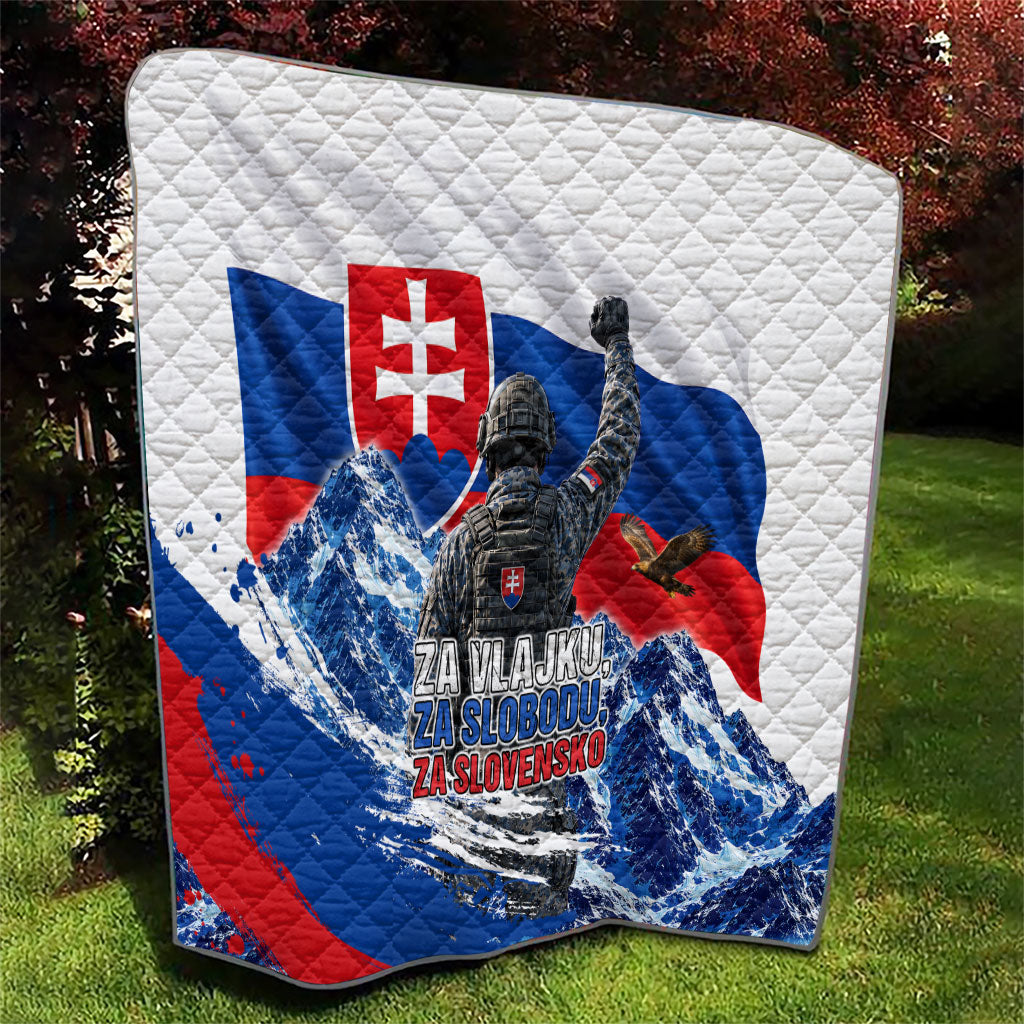 Slovakia Military Freedom Quilt Fighter Jets Soldier Eagle Mountain
