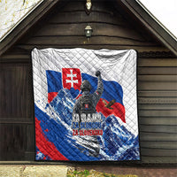 Slovakia Military Freedom Quilt Fighter Jets Soldier Eagle Mountain