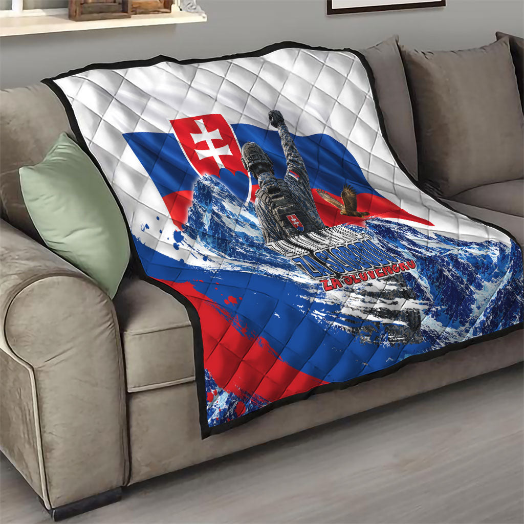 Slovakia Military Freedom Quilt Fighter Jets Soldier Eagle Mountain