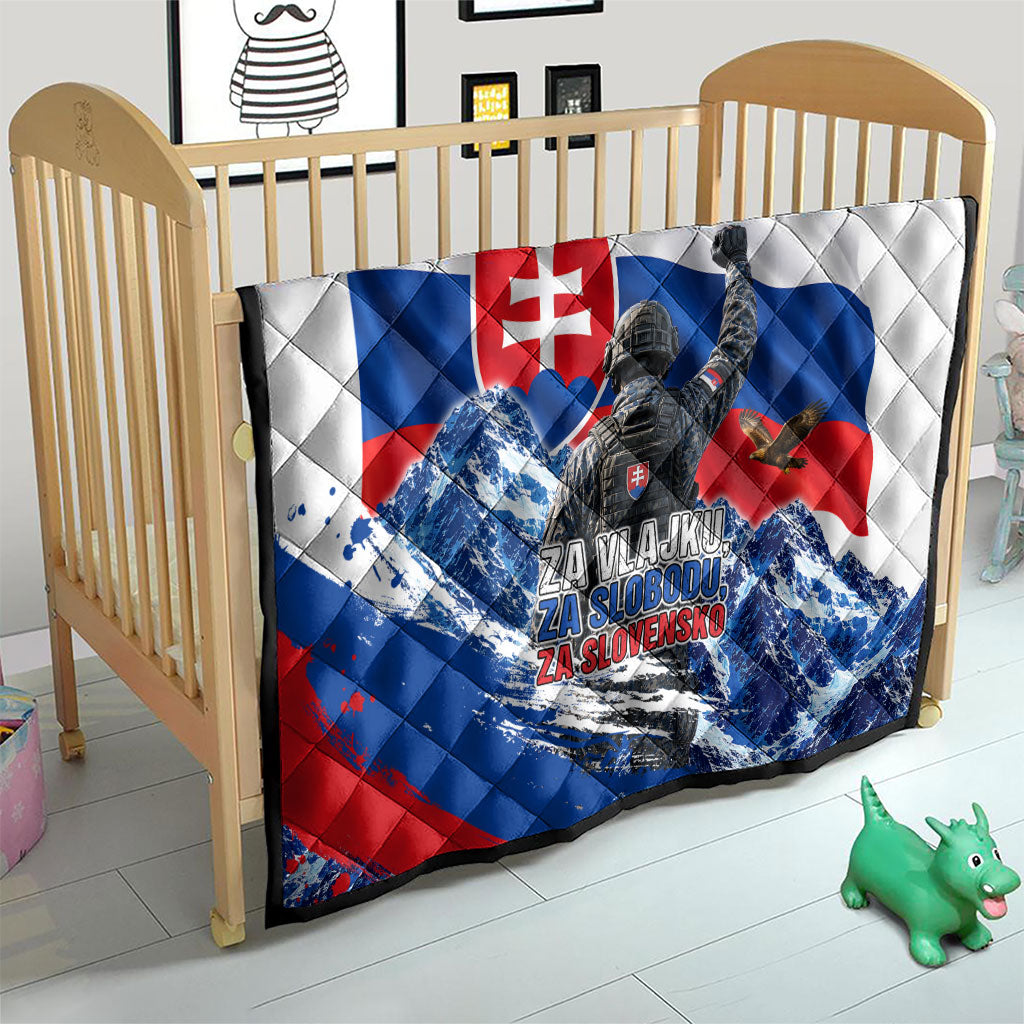 Slovakia Military Freedom Quilt Fighter Jets Soldier Eagle Mountain