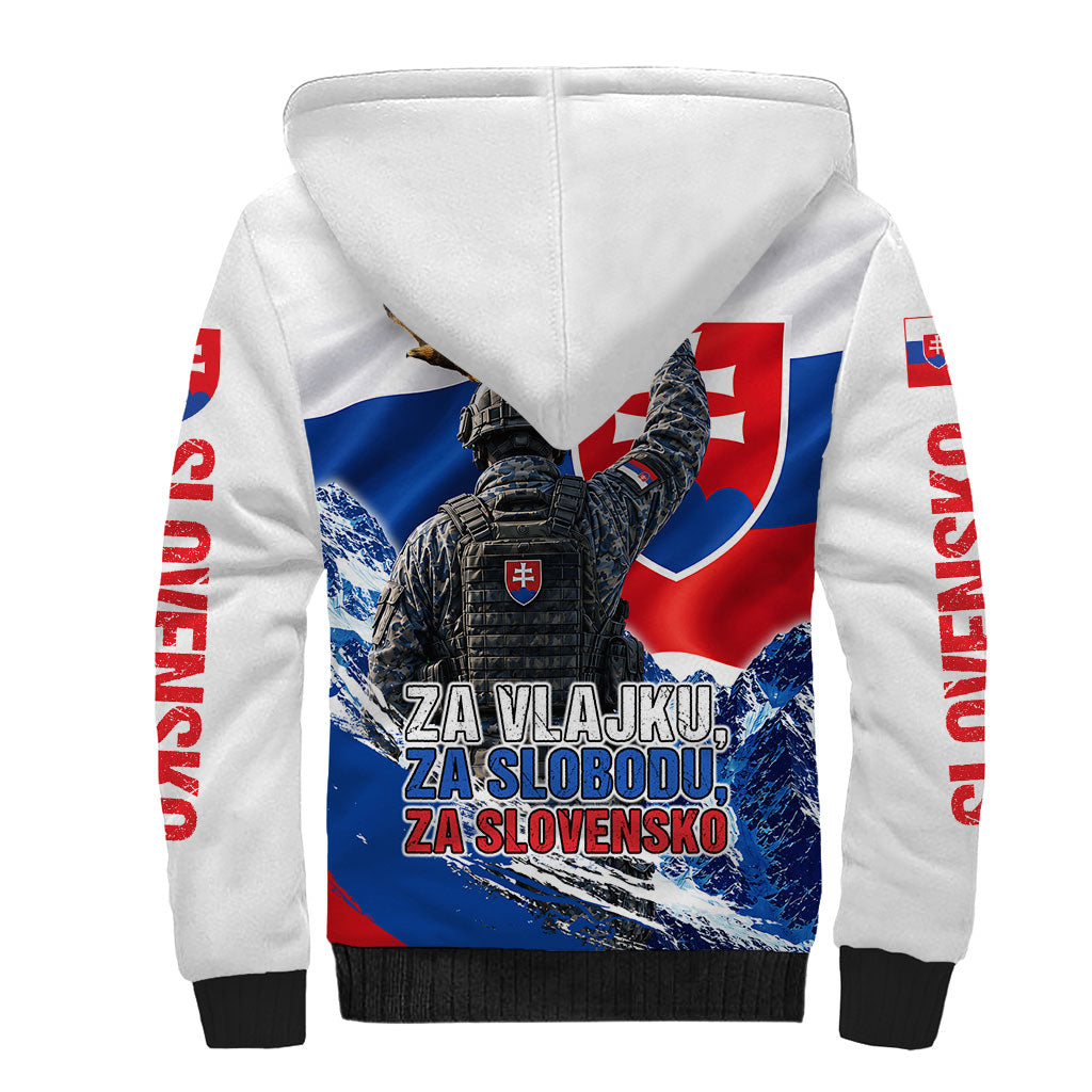 Slovakia Military Freedom Sherpa Hoodie Fighter Jets Soldier Eagle Mountain