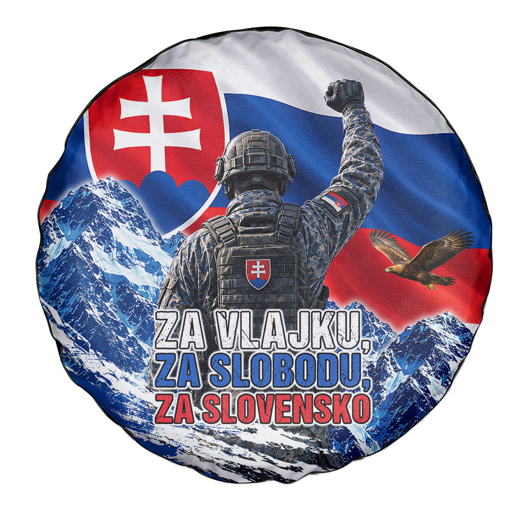 Slovakia Military Freedom Spare Tire Cover Fighter Jets Soldier Eagle Mountain