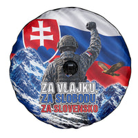 Slovakia Military Freedom Spare Tire Cover Fighter Jets Soldier Eagle Mountain