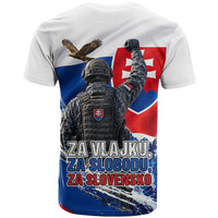 Slovakia Military Freedom T Shirt Fighter Jets Soldier Eagle Mountain