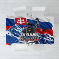 Slovakia Military Freedom Tablecloth Fighter Jets Soldier Eagle Mountain