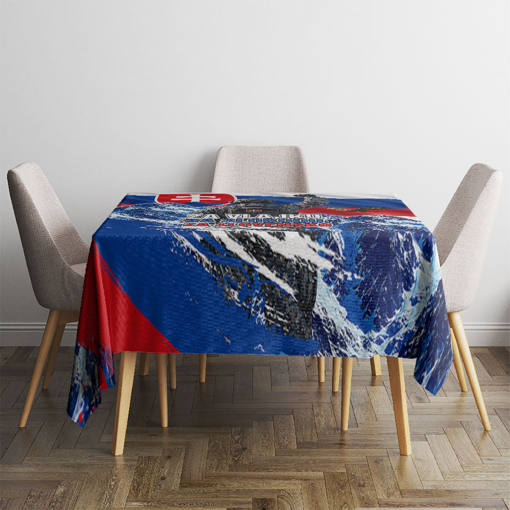 Slovakia Military Freedom Tablecloth Fighter Jets Soldier Eagle Mountain