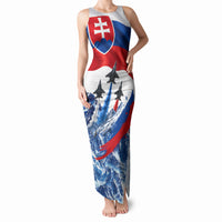 Slovakia Military Freedom Tank Maxi Dress Fighter Jets Soldier Eagle Mountain