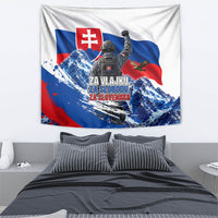 Slovakia Military Freedom Tapestry Fighter Jets Soldier Eagle Mountain