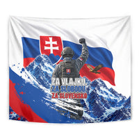 Slovakia Military Freedom Tapestry Fighter Jets Soldier Eagle Mountain