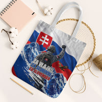 Slovakia Military Freedom Tote Bag Fighter Jets Soldier Eagle Mountain