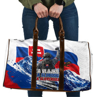 Slovakia Military Freedom Travel Bag Fighter Jets Soldier Eagle Mountain