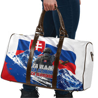 Slovakia Military Freedom Travel Bag Fighter Jets Soldier Eagle Mountain