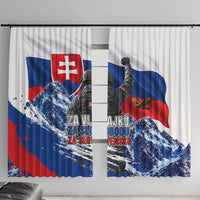 Slovakia Military Freedom Window Curtain Fighter Jets Soldier Eagle Mountain